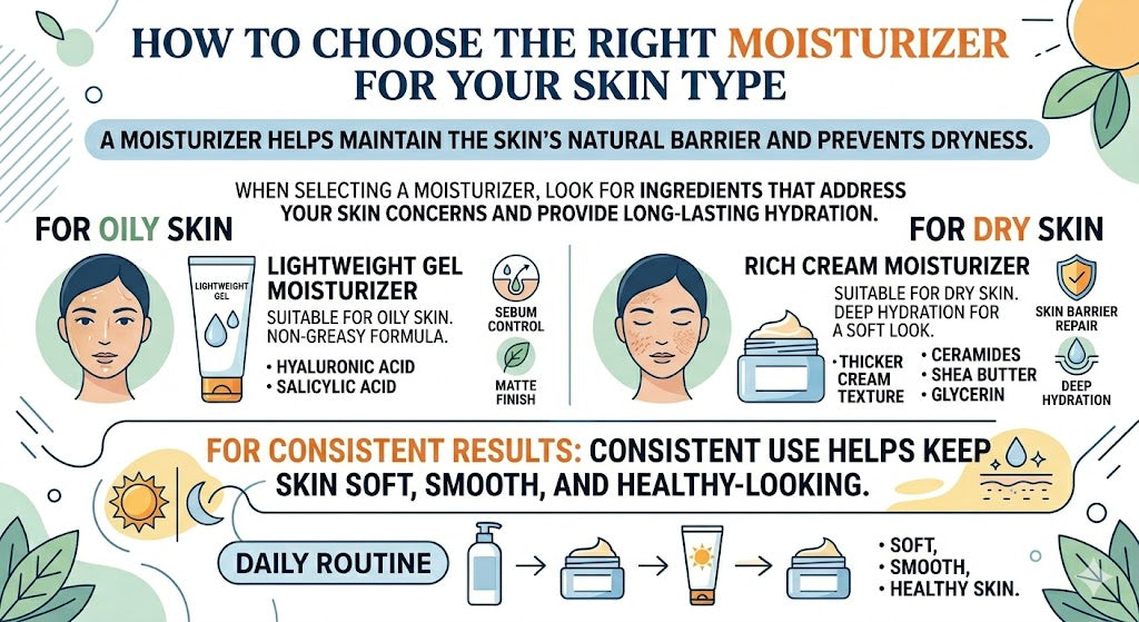 How to Choose the Right Moisturizer for Your Skin Type